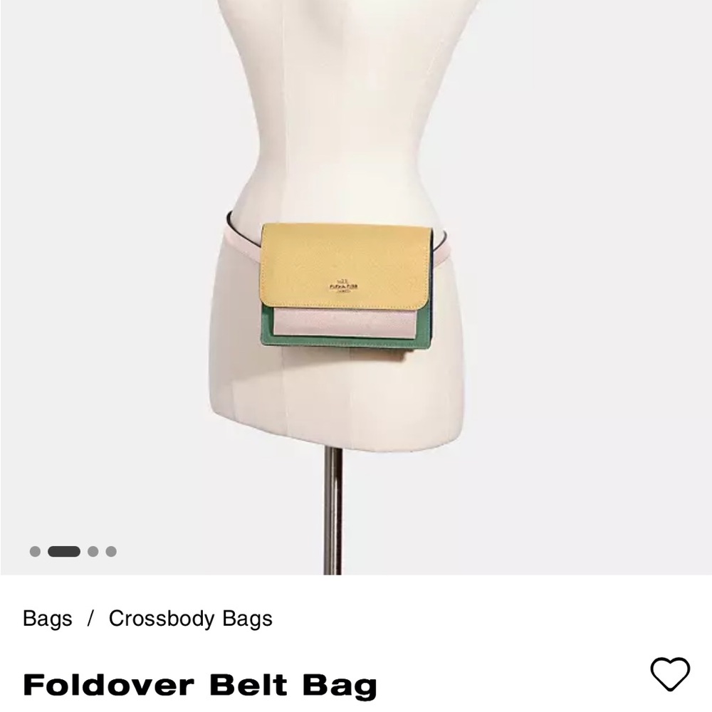 Coach Foldover Belt Bag